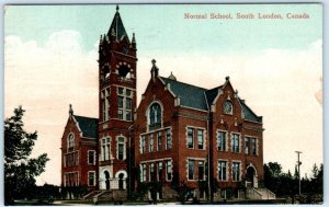 SOUTH LONDON, ONTARIO  Canada   NORMAL SCHOOL  1910  Postcard