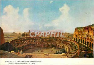 Postcard Modern Ippolito Caffi 1809 1866 Interior of Roma Coloss� � e