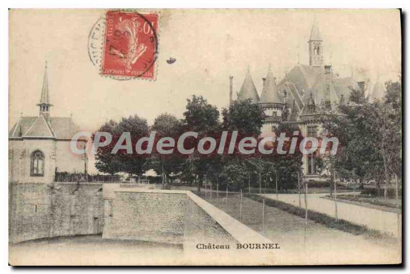 Postcard Old Castle Bournel