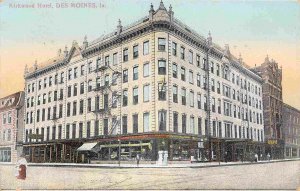 Kirkwood Hotel Des Moines Iowa 1909 postcard