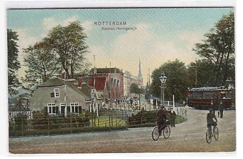 Rustwat Honingerdjik Tram Rotterdam Netherlands postcard