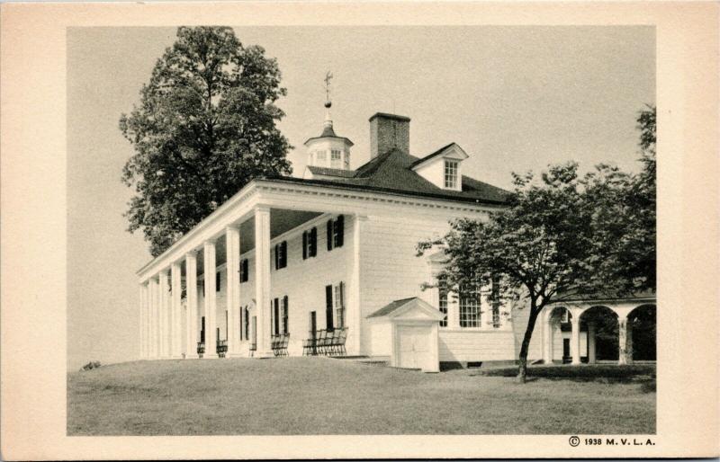 George Washington Mansion - East Front, Mount Vernon, Virginia MVLA