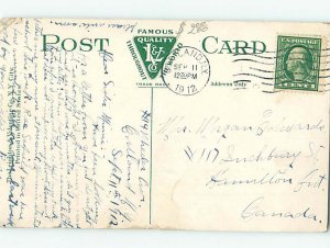 Divided-back COURTHOUSE SCENE Cortland New York NY AF0237