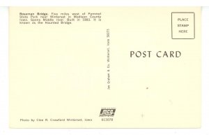 IA - Winterset Area. Roseman Covered Bridge