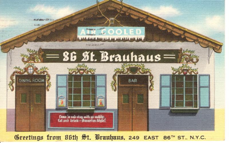 US   PC2121 86TH STREET BRAUHAUS, NEW YORK CITY