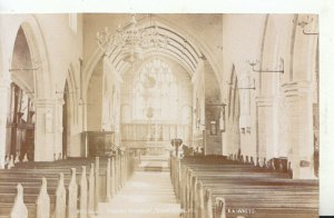 Somerset Postcard - Interior of Parish Church - Somerton - Ref TZ4887