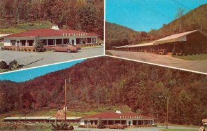 Sylva North Carolina Clark's Restaurant and Motel Vintage Postcard JE359748