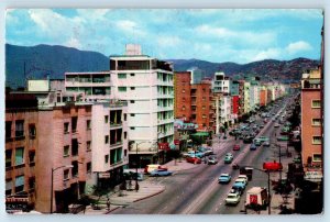Caracas Venezuela Postcard Avenida Presidente Medina 1967 Vintage Posted
