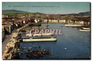 Old Postcard View Generale Marseille Vieux Port