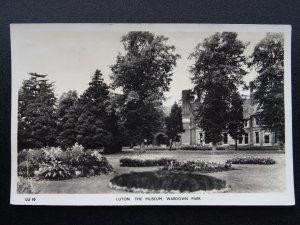 Bedfordshire LUTON Wardown Park THE MUSEUM - Old RP Postcard by Masons