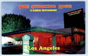 LOS ANGELES, California CA ~ THE STINKING ROSE Garlic Restaurant Postcard