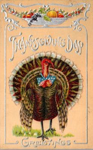Thanksgiving Greetings With Turkey