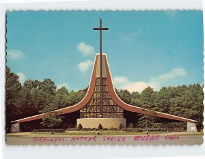 Postcard Pieta Outdoor Chapel, Sorrowful Mother Shrine, Bellevue, Ohio