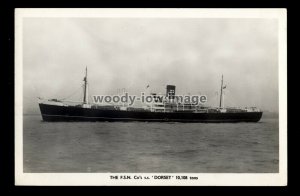 ca0354 - Federal Steam Nav Cargo Ship - Dorset - postcard plain back