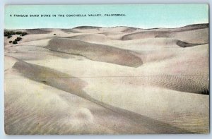 1910 Coachella Valley California Vintage Postcard Famous Sand Dune Exterior View
