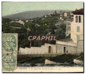 Old Postcard Grasse Quartier Sainte Lorette