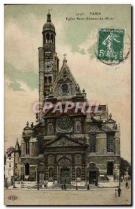 Paris Carte Postale Ancienne Eglise Saint Etienne du Mont