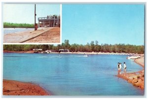 c1960s Nita Lake Playground View Fulton Mississippi MS Unposted Vintage Postcard