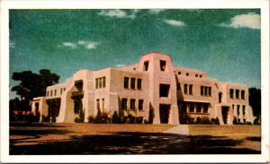 Postcard Eddy County Courthouse in Carlsbad, New Mexico