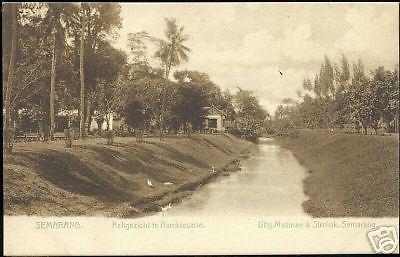 indonesia, JAVA SEMARANG, Kali View at Randoesarie 1899