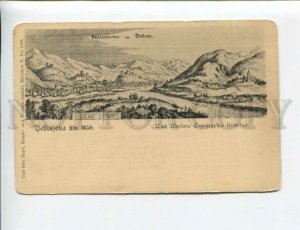 3174037 SWITZERLAND BELLINZONA in 1650 Vintage postcard