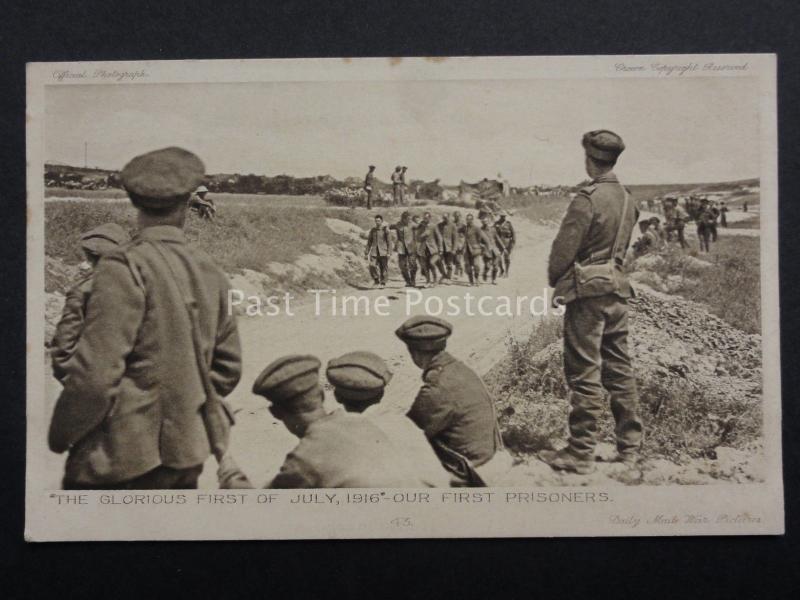 WW11914-18 OUR FIRST PRISONER 1916 Daily Mail BATTLE PICTURES Series 6 No.43