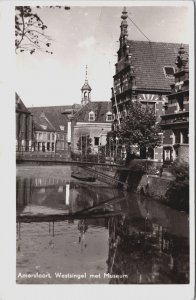 Netherlands Amersfoort Westsingel met Museum Vintage RPPC C140