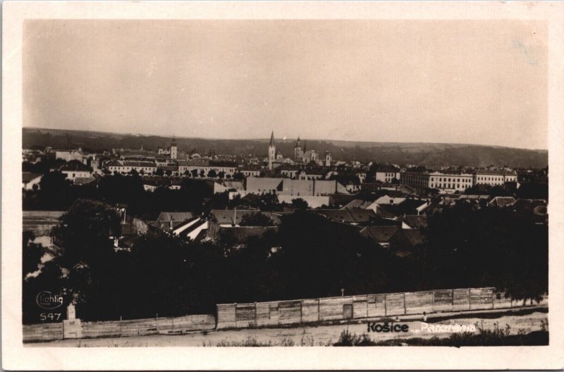 Slovakia Kosice Košice Vintage RPPC 09.10