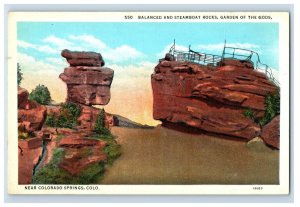 Vintage Near Colorado Springs Colo. Postcard F145E