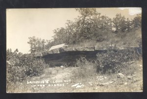 RPPC BRANSON MISSOURI SHEPHERD OF THE HILLS SAMMIES LOOKOUT REAL PHOTO POSTCARD