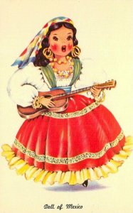 Mexico Beautiful 1950s Artist impression Tichnor Postcard 21-12229