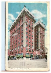 Early 1900s Hotel Mason, Jacksonville, FL Postcard