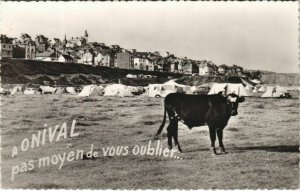 CPA ONIVAL-Sur-MER pas moyen de vous oublier vache (808019)