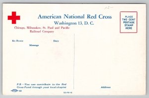 American Red Cross Campaign Answer The Call 1955 Postcard G50