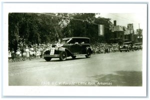 1928 UCV Parade Commanders Car Little Rock Arkansas AR Reprint Postcard