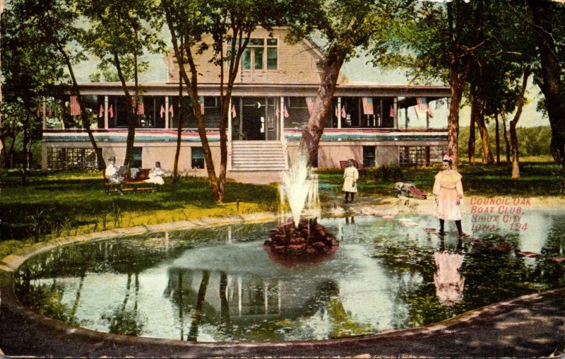 Iowa Sioux City Boat Club Council Oak 1909