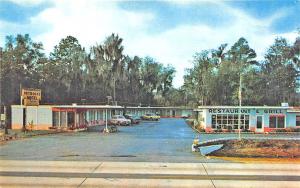 Ormond Beach FL Petrock's Motel, Old Cars Postcard