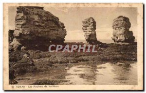 Old Postcard Royan rocks Valieres