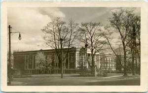 USA - Mystery Location?  Hall High School, Auditorium End   *RPPC