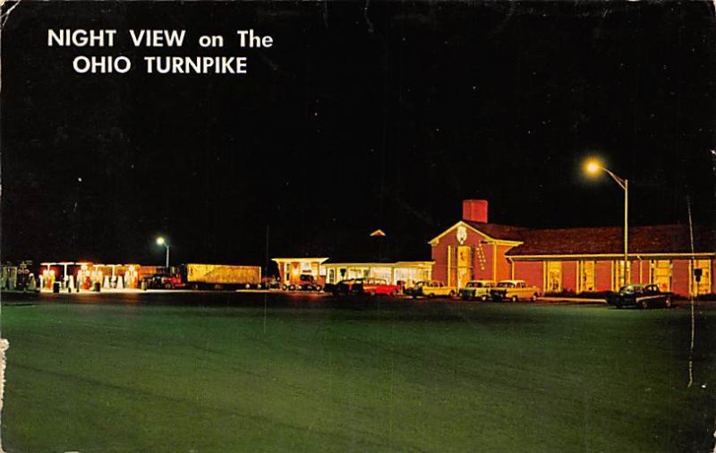 Ohio Turnpike, Night Ohio Turnpike, Ohio OH