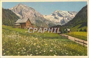 Postcard Old Ob mit Unterwasser Saentis