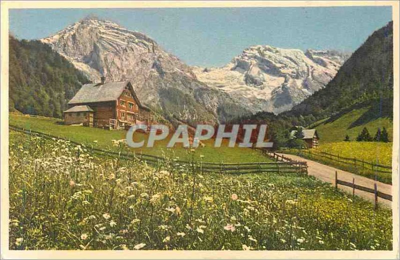 Postcard Old Ob mit Unterwasser Saentis