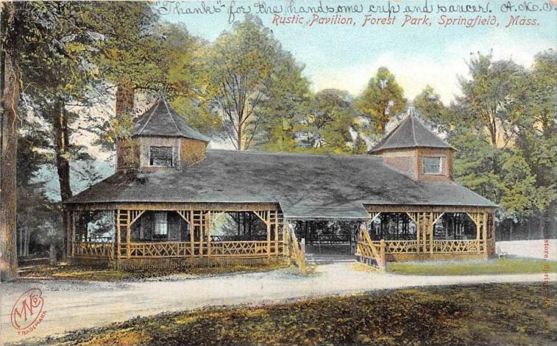 Massachusetts  Springfield, Rustic Pavilion, Forest Park