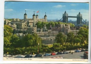 441059 Great Britain 1973 London tower bridge RPPC to Germany advertising