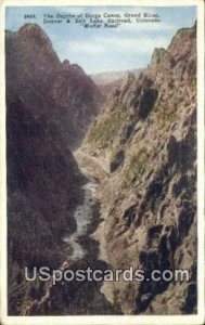 Gorge Canon - Grand River, Colorado CO  