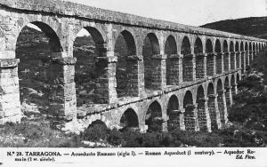 BR71054 tarragona acueducto romano spain real photo