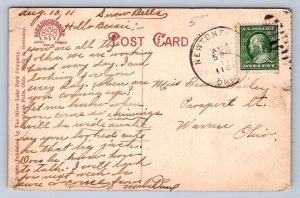 J97/ Silver Lake Amusement Park Ohio Postcard c1910 Camp Grounds   21