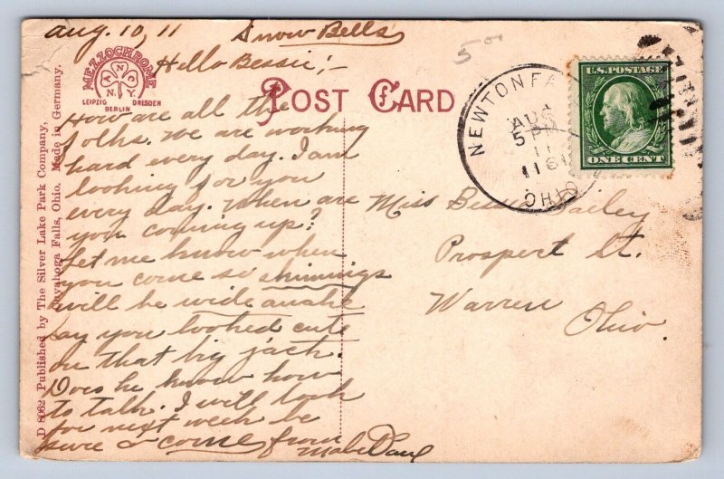 J97/ Silver Lake Amusement Park Ohio Postcard c1910 Camp Grounds   21