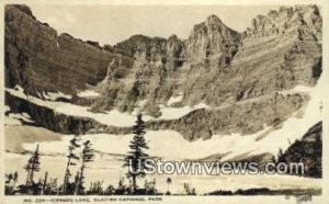 Real Photo - Iceberg Lake - Glacier National Park, Washington WA  