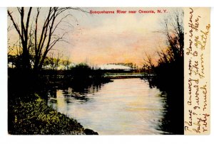 NY - Oneonta. Nearby Susquehanna River